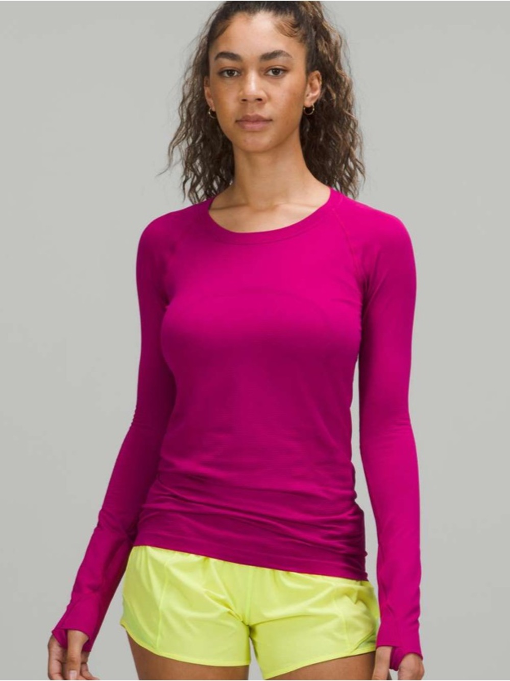NWT- Lululemon Swiftly Tech Long Sleeve 2.0 - Ripened Raspberry